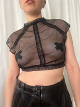 Load image into Gallery viewer, Manhattan Mesh crop top

