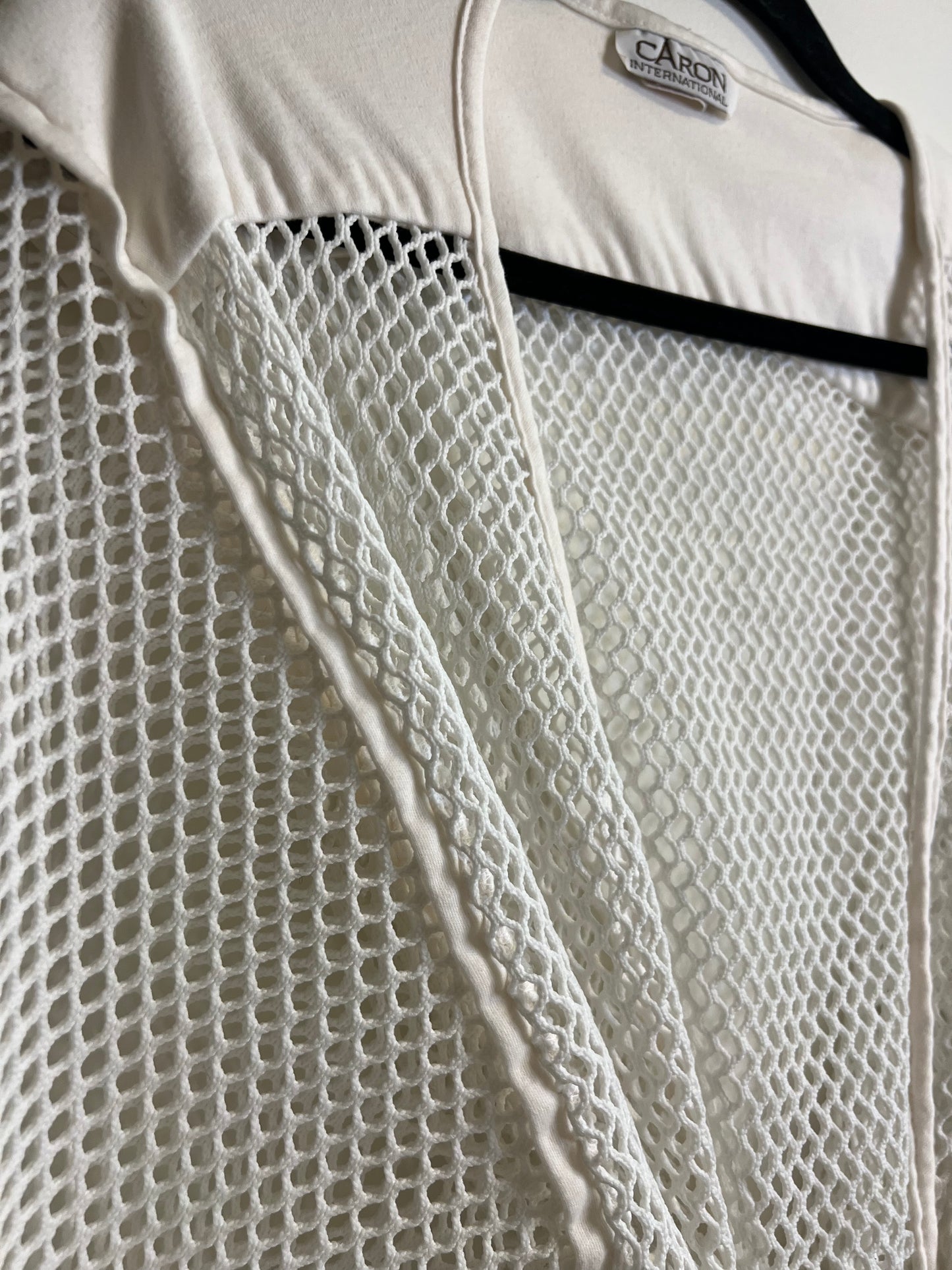 Bella Ramsey mesh cardigan/ wrap