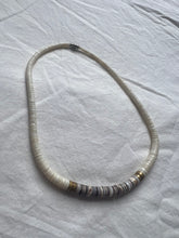 Load image into Gallery viewer, Striped Puka Shell necklace
