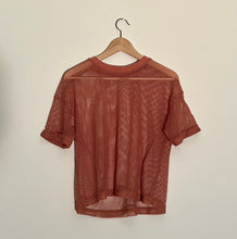 Load image into Gallery viewer, Lagos blush netted tee
