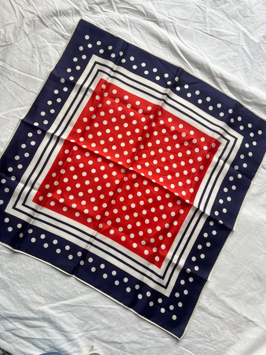 1960s polka dot bandana