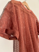 Load image into Gallery viewer, Lagos blush netted tee
