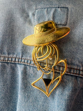 Load image into Gallery viewer, 80s Gay Lady Brooch
