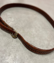 Load image into Gallery viewer, Tawny braided leather belt
