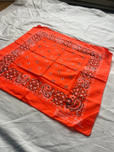 Load image into Gallery viewer, Highlighter orange bandana
