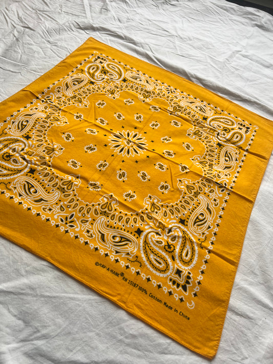 Mustard yellow bandana
