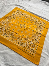 Load image into Gallery viewer, Mustard yellow bandana
