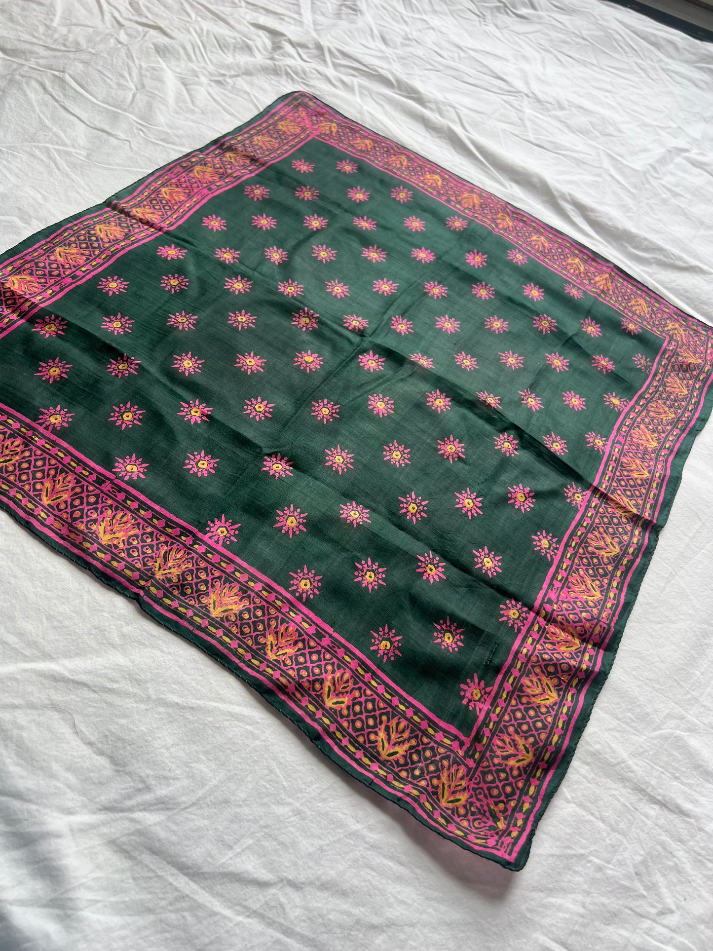 Indian silk bandana