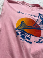 Load image into Gallery viewer, Slutty San Fran sunset side zip tee
