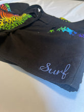 Load image into Gallery viewer, Rainbow leopard surf shorts
