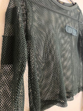 Load image into Gallery viewer, Cynthia Nixon army green mesh
