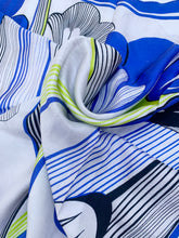Load image into Gallery viewer, Zebra Florals Silk scarf

