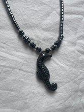 Load image into Gallery viewer, Seahorse magnetite necklace
