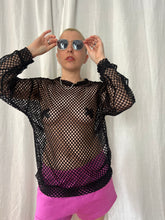 Load image into Gallery viewer, Osaka long sleeves netted top
