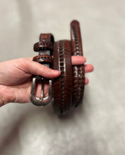 Load image into Gallery viewer, Chocolate Braided belt
