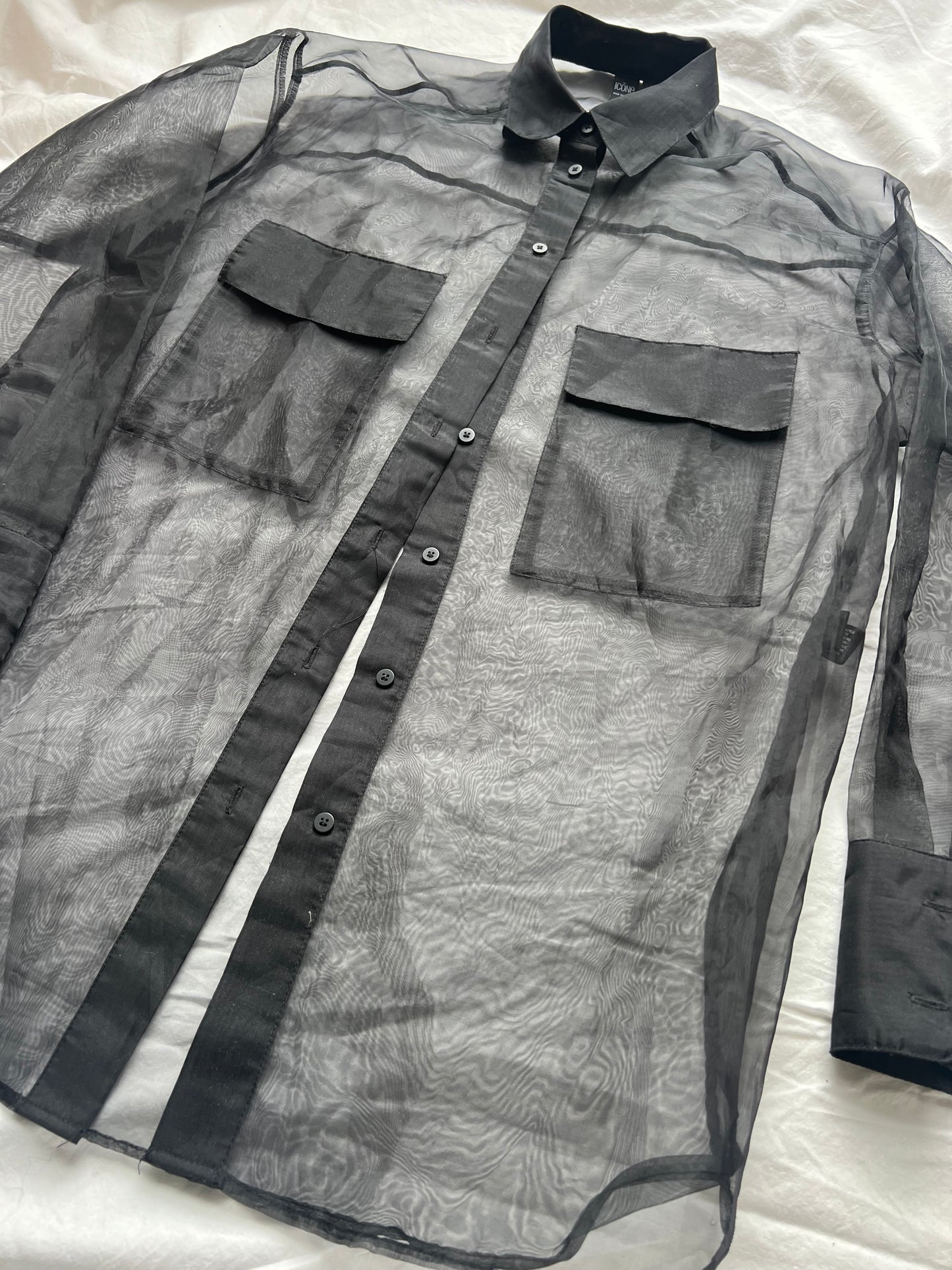 Sara Ramirez sheer button up