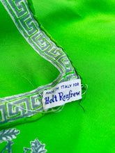 Load image into Gallery viewer, Emerald Green Holts silk pocket square
