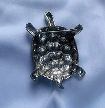 Load image into Gallery viewer, Curious Disco Ball Turtle Pin
