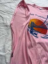 Load image into Gallery viewer, Slutty San Fran sunset side zip tee
