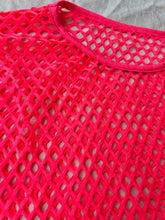 Load image into Gallery viewer, Neon Fuschia Mesh t-shirt
