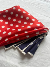 Load image into Gallery viewer, 1960s polka dot bandana
