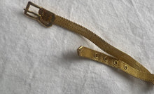 Load image into Gallery viewer, Gold mesh belt bracelet
