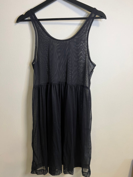 Laverne Cox short mesh dress