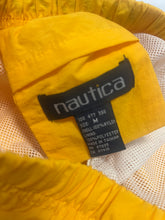 Load image into Gallery viewer, Yellow nautica swim trunks
