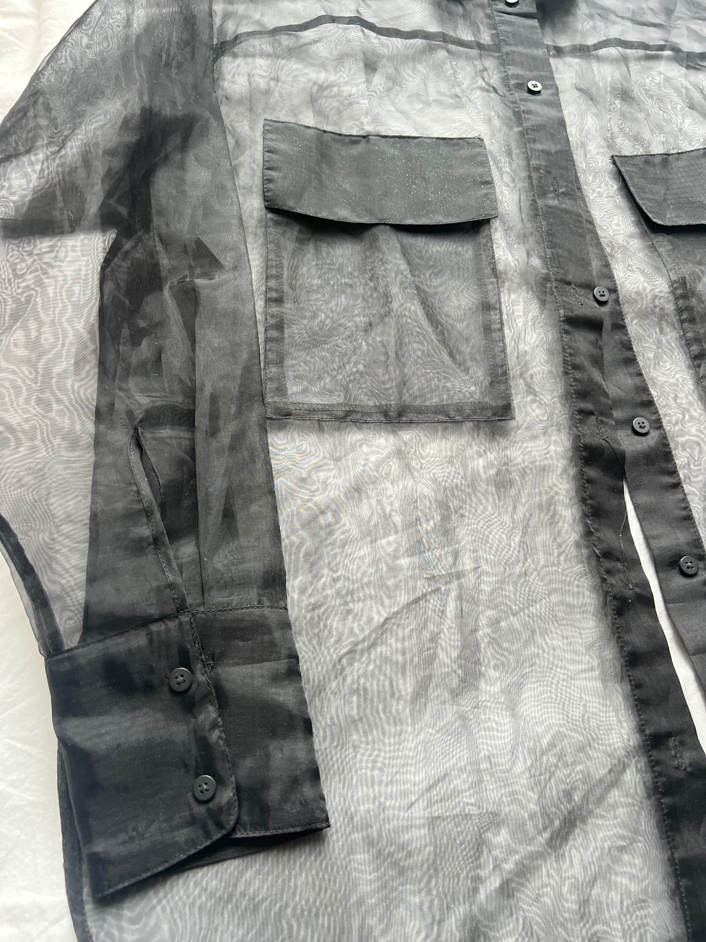 Sara Ramirez sheer button up