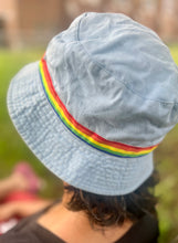 Load image into Gallery viewer, Rainbow pride bucket hat
