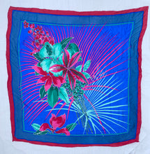 Load image into Gallery viewer, Miami Vice Tropical Silk Scarf
