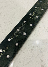 Load image into Gallery viewer, Gold baby studded Leather Belt
