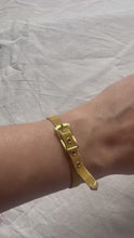 Load and play video in Gallery viewer, Gold mesh belt bracelet
