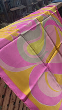 Load and play video in Gallery viewer, Hawaiian Sunset Silk Scarf
