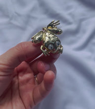 Load and play video in Gallery viewer, Cross Eyed Toad Brooch
