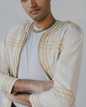 Load image into Gallery viewer, Topaz Silk military jacket

