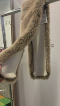 Load and play video in Gallery viewer, Faux Fur Stole Scarf
