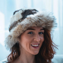 Load image into Gallery viewer, Patchwork Fur Hat

