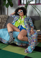 Load image into Gallery viewer, Psychedelic 1960s Quilted Spring Jacket
