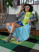 Load image into Gallery viewer, Psychedelic 1960s Quilted Spring Jacket
