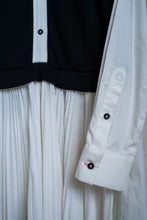 Load image into Gallery viewer, Floral Heights: Pink Tartan hand Painted dress
