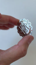 Load and play video in Gallery viewer, Silver Bolo button cover
