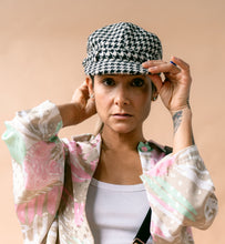 Load image into Gallery viewer, Houndstooth Calvin Klein Newsbie Hat

