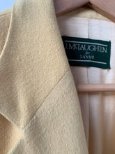 Load image into Gallery viewer, Butter Yellow Cashmere jacket
