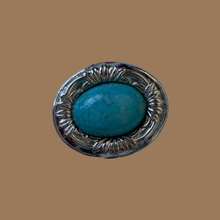 Load image into Gallery viewer, Turquise Heart bolo button cover
