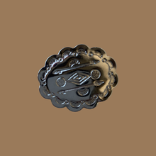 Load image into Gallery viewer, Silver Bolo button cover
