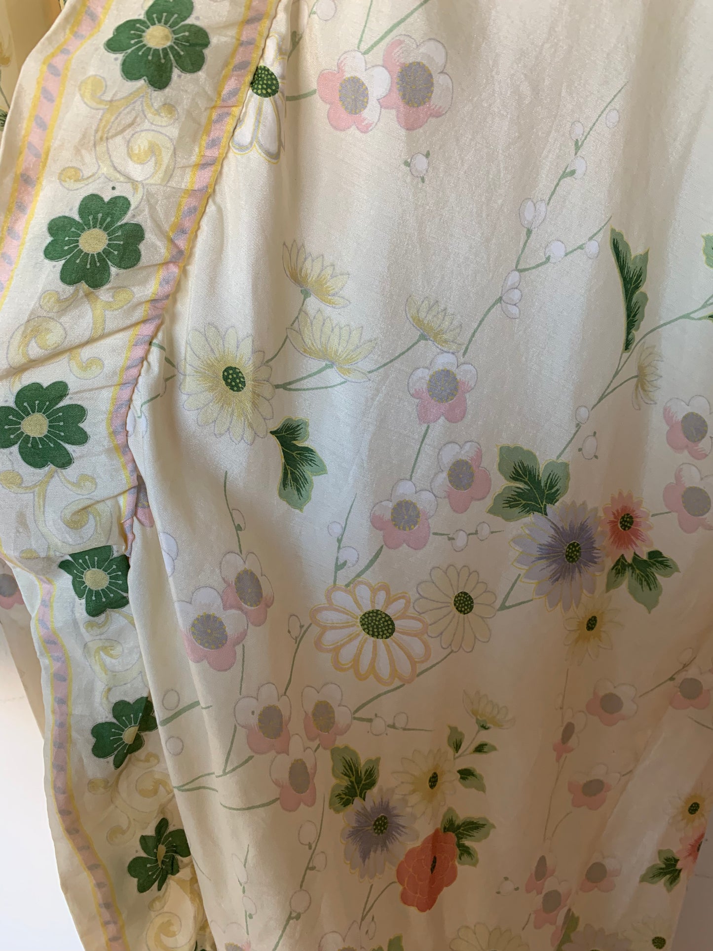 Let Go: Silk Floral Painted Robe