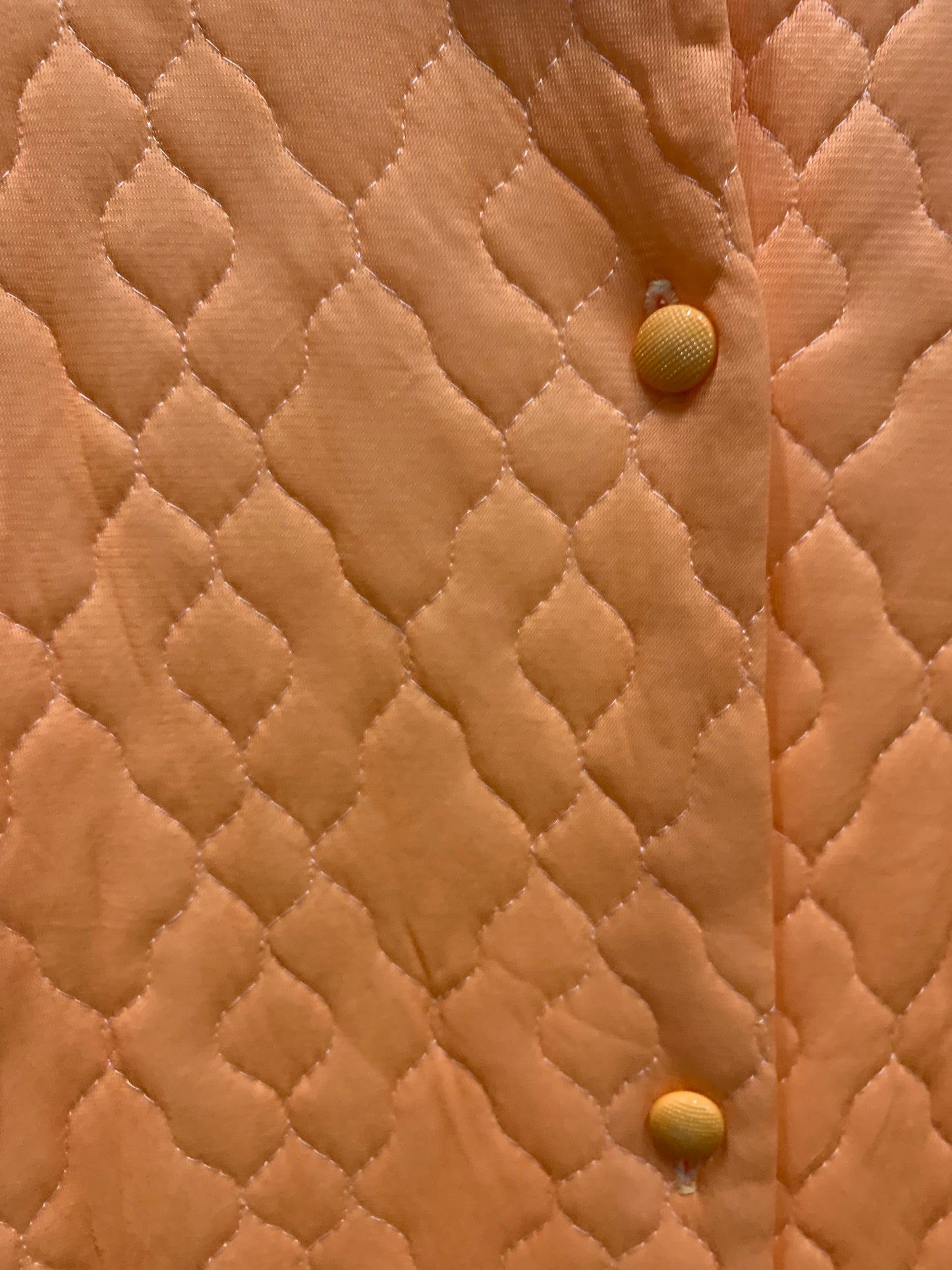 Tangerine Quilted Housecoat