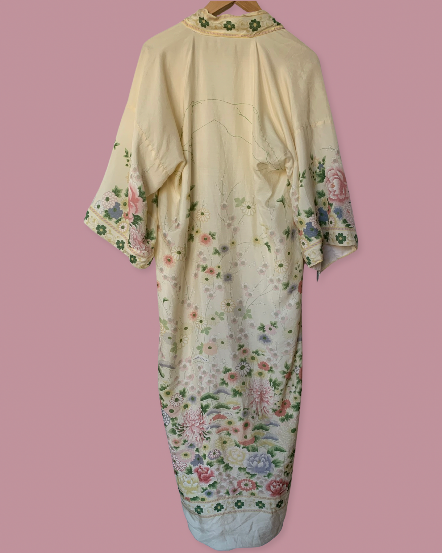 Let Go: Silk Floral Painted Robe