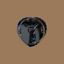 Load image into Gallery viewer, Turquise Heart bolo button cover
